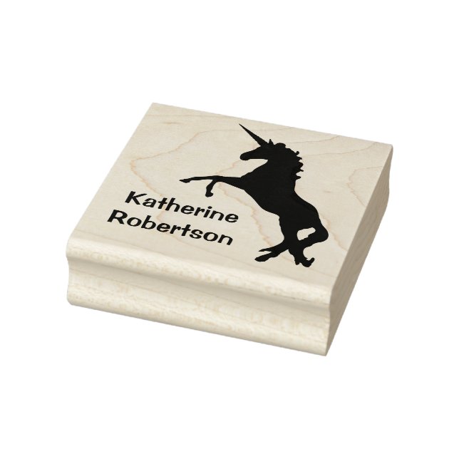 Einhorn Personalisiert Gummistempel (Stempel)