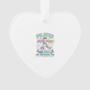 Einhorn Pilates und Feenstaub Fettgedruckte Typogr Ornament