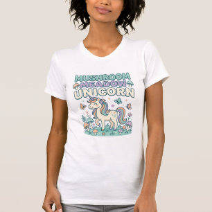 Einhorn Pilz Wiese Einhorn Trendy T-Shirt Des