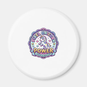 Einhorn Pixel Einhorn Power POD Fertige Apparel Gr Magnet