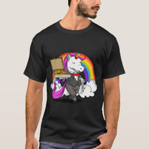 Einhorn Pizza T-Shirt