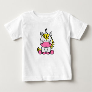 Einhorn Pony für kleine Mädchen Baby T-shirt