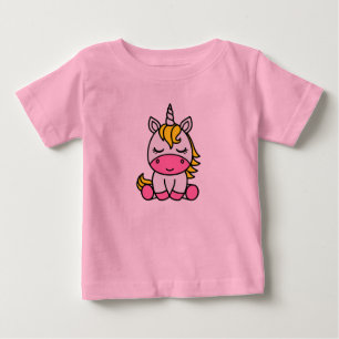 Einhorn Pony für kleine Mädchen Baby T-shirt