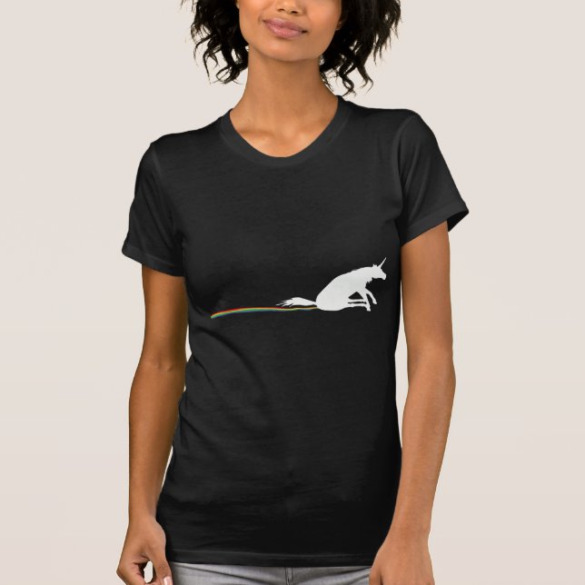Einhorn poo T-Shirt (Vorderseite)