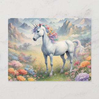 Einhorn Postkarte