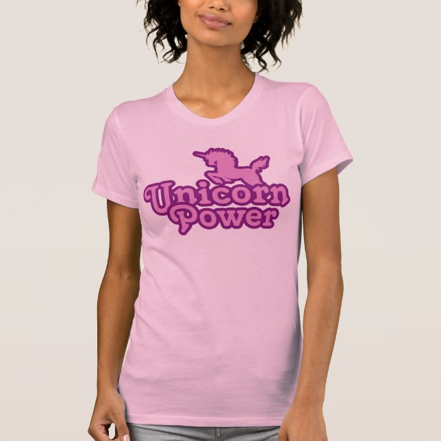 Einhorn Power! T-Shirt (Vorderseite)