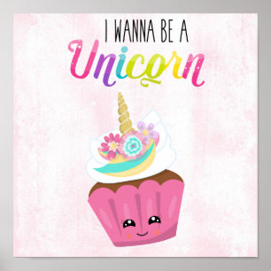 Einhorn Premium Canvas (Glanz) Poster