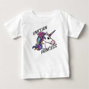 Einhorn Prinzessin Design - Baby Fein-Jersey-T-Shi T-shirt