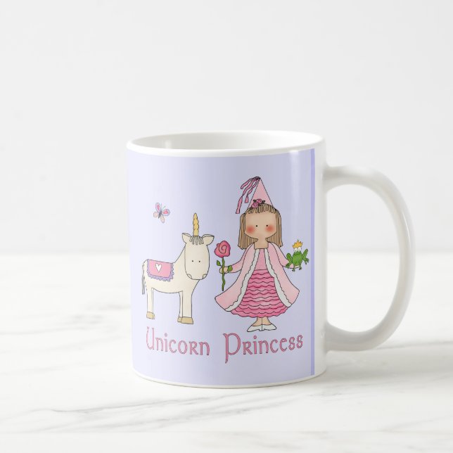 Einhorn-Prinzessin Kaffeetasse (Rechts)