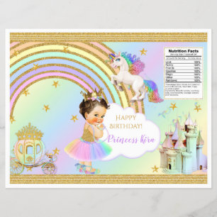Einhorn Prinzessinnen Schloss Regenbogen Baby Mädc Flyer