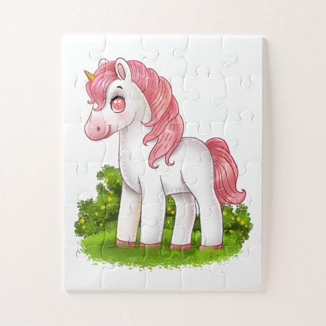 Einhorn Puzzle (Vertikal)