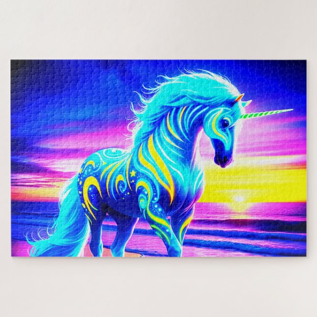 Einhorn Puzzle (Horizontal)