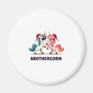Einhorn-Pyjama für die ganze Familie Brother-corn Magnet