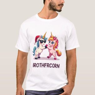 Einhorn-Pyjama für die ganze Familie Brother-corn T-Shirt