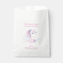 Einhorn Regenbogen Geburtstags-Geschenktüte