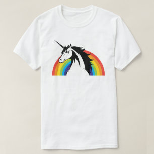 EINHORN-REGENBOGEN KUNDENGERECHT: ADDIEREN SIE T-Shirt