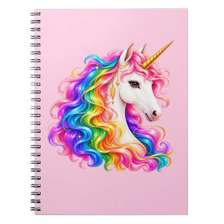 Einhorn Regenbogen Notizbuch Notizblock