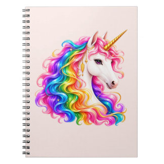 Einhorn Regenbogen Notizbuch Notizblock