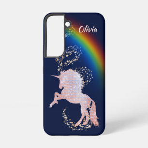 Einhorn Regenbogen Sterne Funkeln Samsung Galaxy Hülle