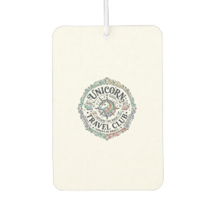 Einhorn-Reiseklub Original Zazzle Design_1 Autolufterfrischer