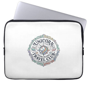 Einhorn-Reiseklub Original Zazzle Design_1 Laptopschutzhülle