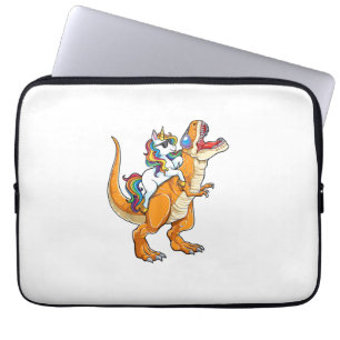 Einhorn Reitender T Rex Männer Frauen Dinosaurier  Laptopschutzhülle