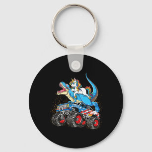 Einhorn Reitender T Rex Monster Truck Jungen Mädch Schlüsselanhänger