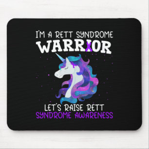 Einhorn Rett-Syndrom Krieger-Geschenk Rett-Syndrom Mousepad