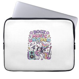 Einhorn Rock Musik Einhorn Bezaubernder Marktplatz Laptopschutzhülle