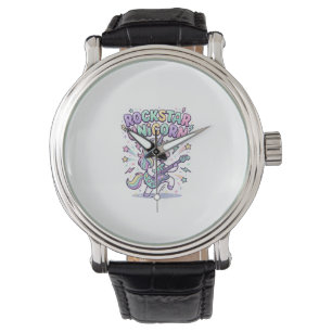 Einhorn Rockstar Einhorn Charmante Bekleidung Graf Armbanduhr