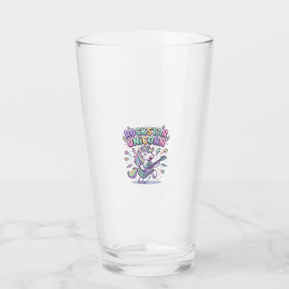 Einhorn Rockstar Einhorn Charmante Bekleidung Graf Glas