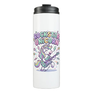 Einhorn Rockstar Einhorn Charmante Bekleidung Graf Thermosbecher