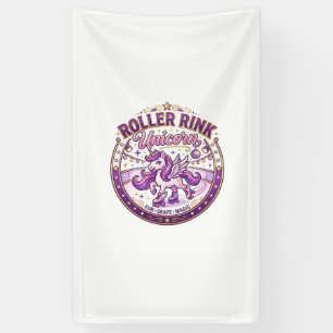 Einhorn Roller Rink Einhorn POD Fertig Merch Desig Banner