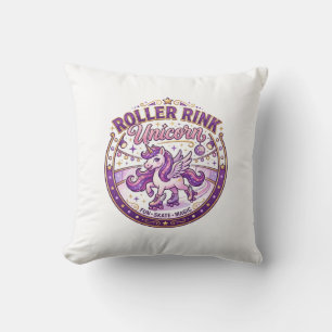 Einhorn-Roller-Rink Einhorn POD Fertig Merch Desig Kissen
