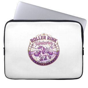 Einhorn-Roller-Rink Einhorn POD Fertig Merch Desig Laptopschutzhülle
