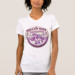 Einhorn-Roller-Rink Einhorn POD Fertig Merch Desig T-Shirt