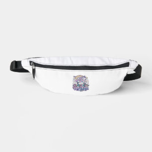 Einhorn Roller Rink Einhorn Premium Vektor Aufkleb Bauchtasche