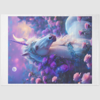 Einhorn-Rose Seidenpapier