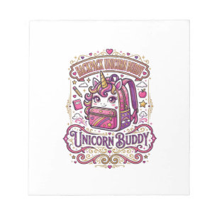 Einhorn-Rucksack Einhorn-Buddy Stylisches Merch-De Notizblock