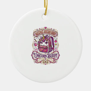 Einhorn-Rucksack Einhorn-Buddy Stylishes Merchandi Keramik Ornament