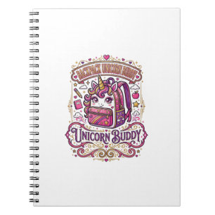 Einhorn-Rucksack Einhorn-Buddy Stylishes Merchandi Notizblock