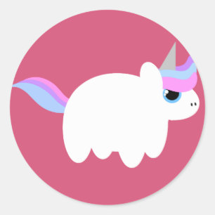 Einhorn Runder Aufkleber