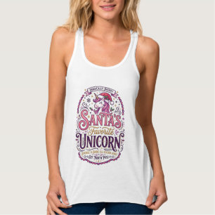 Einhorn-Santa's Lieblingseinhorn Tank Top