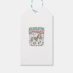 Einhorn Sattel hoch Buttercup Kawaii Typografie De Geschenkanhänger