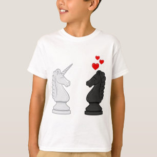 Einhorn-Schach-Ritter T-Shirt