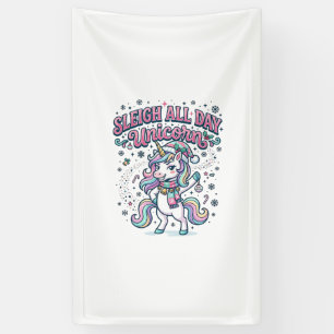 Einhorn-Schlitten Ganz-Tags-Einhorn-Bezaubernde Me Banner