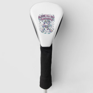 Einhorn Schlitten Ganz-Tags-Einhorn-Bezauberndes M Golf Headcover
