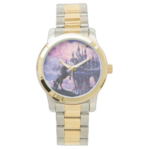 Einhorn-Schloss Armbanduhr