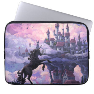 Einhorn-Schloss Laptopschutzhülle