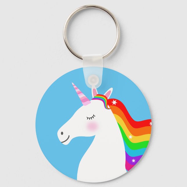 Einhorn Schlüsselanhänger (Vorderseite)